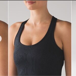 lululemon athletica Desert Snake Racerback - Black
